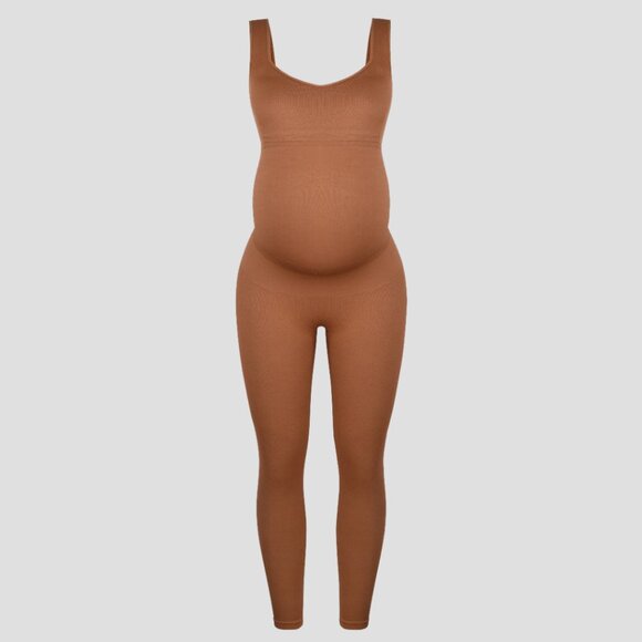 BodyFlexx Maternity Catsuit Jumpsuit | Back Support | Padded Breast Support - Picture 8 of 12